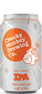 Cheeky Monkey Hazy East Coast IPA 375ml